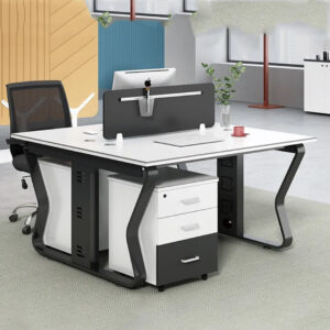 Curved Modern 2 seats Workstation Table 2 Modern 2 seats Workstation curved