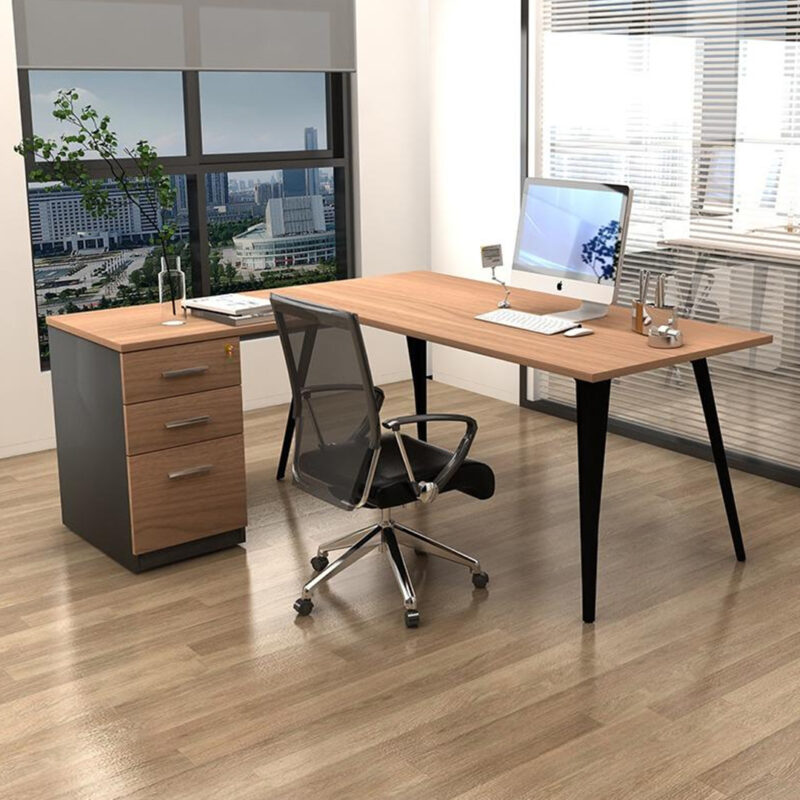 Modern L Shape Executive Desk-017-1